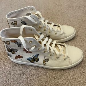 Keds x Rifle Paper Co. high top shoes